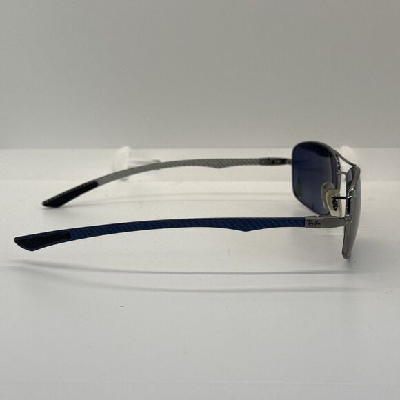 Ray-Ban RB8309 004/6G Polarized Sunglasses Blue Carbon Fiber Cockpit 59-18-140 - Picture 6 of 13